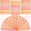 Bonuci 40 Pcs Groovy Hippie Boho Slap Bracelets Retro Slap Wristbands for Adults Groovy Peace Snap Bracelet Rainbow Butterfly Daisy on Wristbands for Birthday Party view 3