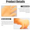 14 Pcs Tiny Finger Hands,Premium Rubber Mini Tiny Finger Hands,Flat Hand Style Mini Hand Finger Puppets for Puppet Show,Gag Performance,Party Favors view 3