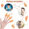 14 Pcs Tiny Finger Hands,Premium Rubber Mini Tiny Finger Hands,Flat Hand Style Mini Hand Finger Puppets for Puppet Show,Gag Performance,Party Favors view 4