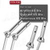 Drive Shaft Upgrades Part for 1/8 Kraton 6S BLX Outcast 6S BLX Notorious 6S BLX,ARRCat 4pcs Front Rear Drive Shaft Upgrades Part,Harden Metal #45 Driveshaft Hop-up,(More Power 2022),Silver view 2
