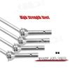 Drive Shaft Upgrades Part for 1/8 Kraton 6S BLX Outcast 6S BLX Notorious 6S BLX,ARRCat 4pcs Front Rear Drive Shaft Upgrades Part,Harden Metal #45 Driveshaft Hop-up,(More Power 2022),Silver view 3