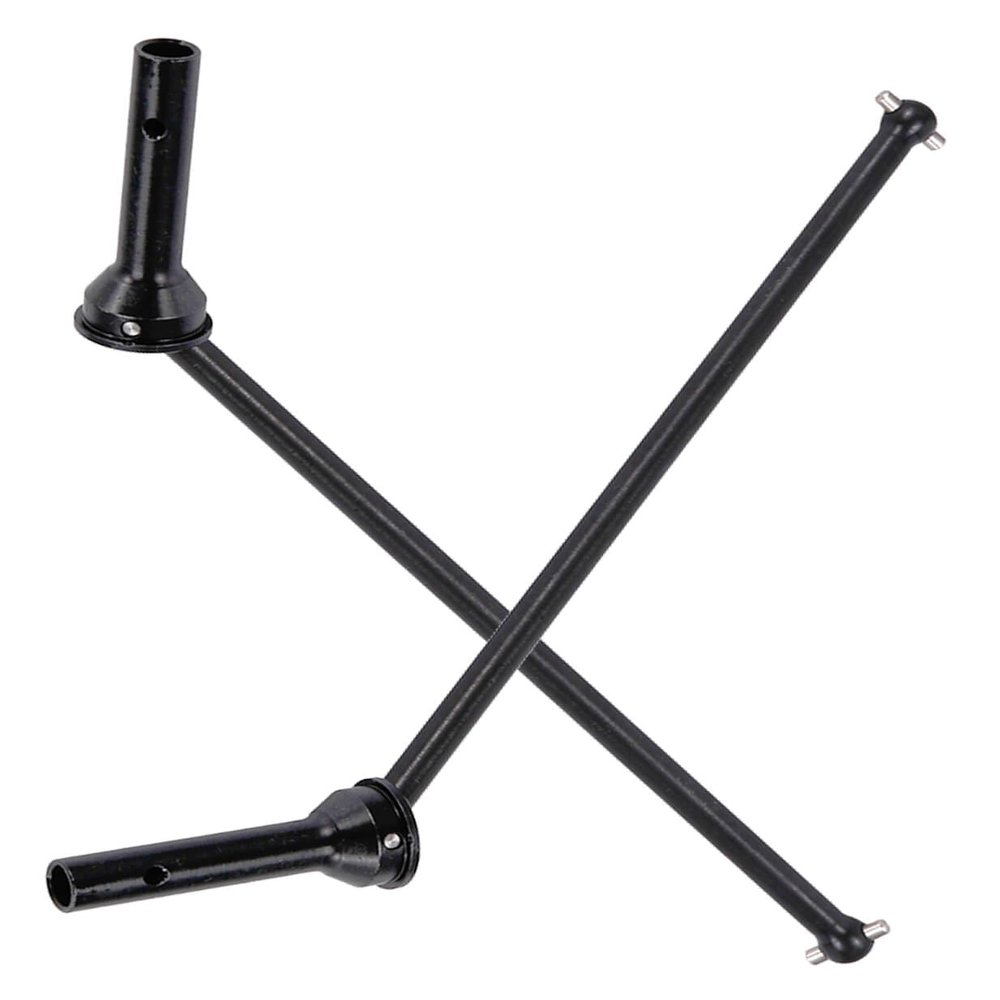 Rear Drive Shaft Upgrades Part for 1/8 Kraton 6S BLX Outcast 6S BLX Notorious 6S BLX,ARRCat 2pcs Drive Shaft Upgrades Part,Harden Metal #45 Driveshaft Hop-up,(More Power 2022),Black