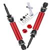 2pcs Upgrades Part Rear Drive Shaft CVD for 1/10 Slash 2WD 4x4 VXL Platinum Ultimate,Rustler VXL 4X4 2WD Stampede VXL 4X4 2WD Hoss VXL,ARRCat RC Hop-Ups Parts,Red(More Power) view 1