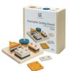 PlanToys Geometric Sorting Board in Orchard Shade | Montessori Shape, Size and Colour Learning Toy | Eco Friendly Fine Motor and Problem Solving Activity view 1