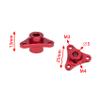 DKKY Super Large Motor Gear Sleeve Inner Diameter 5MM Clutch for 1/8 Electric Yue GT1 1/7 Arrma (Red) view 2