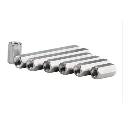 10 Pieces Aluminum Alloy Double Pass Hexagon Post,Suitable for Circuit Boards Etc.Spacing M2.5x5mm,Length 45mm.