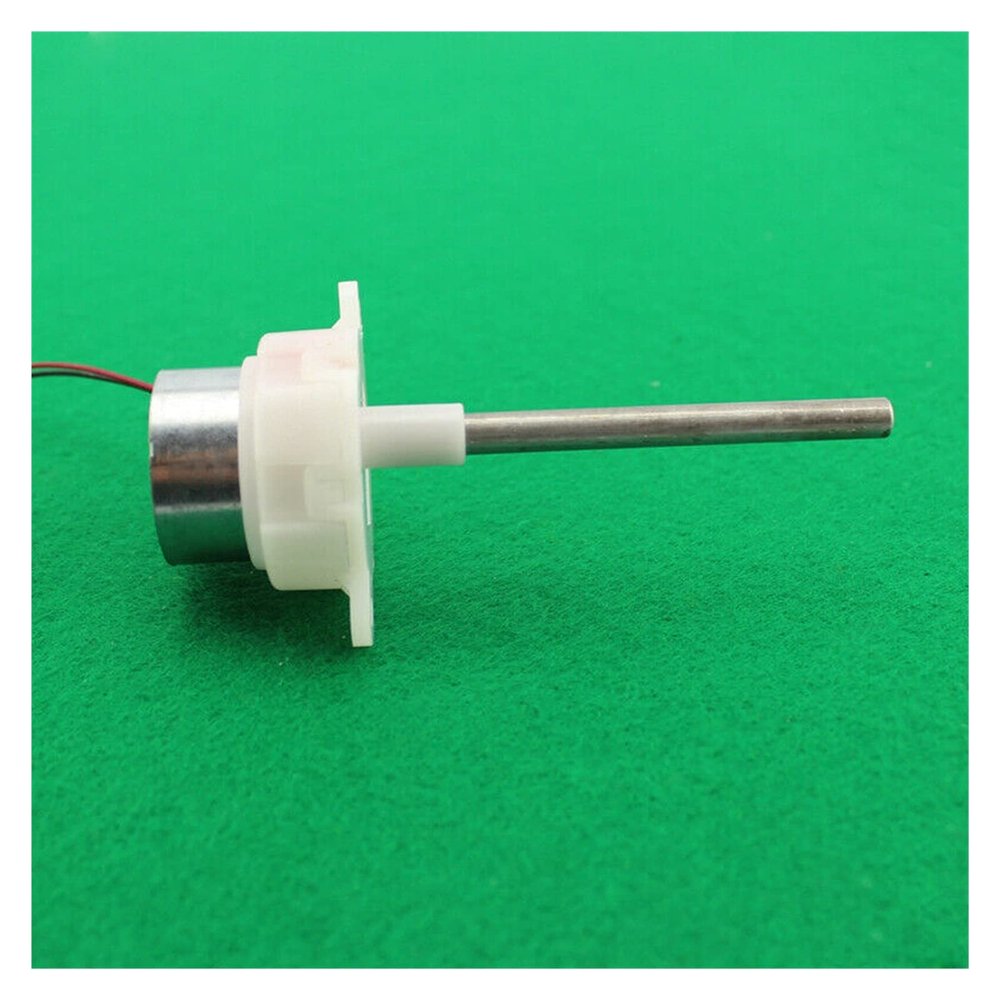 MANHONG Electric Small Motor 1pcs 300 DC 1-6V White Round Micro Reducer Gearbox Solar Motor Silent and Stable Long Axis 65mm Hobby DIY Small Solar Model