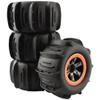 GDOOL RC Paddle Tires Wheels LG-ZJ02 25-ZJ02 for High Speed 9125 X07 X08 X17 9155 9156 RC Cars 9201E 9205E 9206E 200E 201E RZ001G-A 104009 RC Trucks (4 PCS) view 3