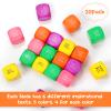 20 Pieces Motivational Stress Ball Bulk for Adults Square Shape Brain Stress Relief Balls Quotes Foam Dice for Kids Classroom School Supplies Social Emotional Learning Anxiety Toys, 5 Colors view 2