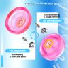 MAGICYOYO K2 Responsive Yoyo for Kids, Crystal Yo Yo Professional for Fingerspin Trick, Dual Purpose Plastic Yo-yo with Extra Unresponsive Bearing for Advanced + 12 Yoyo Strings + Yo Yo Bag (Pink) view 4