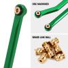 INJORA High Clearance Front 4 Links Set for SCX24 C10 JLU Bronco Base Camp Axial 1/24 RC Crawler Car, 8PCS (Green) view 4