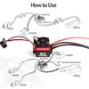 RC Car ESC,60A Brushed ESC Electronic Speed Controller for TRX4 SCX10 RC Crawler Car(T Plug) view 3