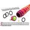 4PCS Alloy RC Shocks Dampers Upgrades Part for 1/8 Outcast 6S BLX Kraton Notorious 6S BLX,ARRCat 4PCS BIG BORE Front Rear Full Metal Shocks with Wrench,Replace ARA330621 ARA330622,Red view 4