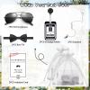 DONSAJI Ring Security Wedding Ring Bearer Gifts Proposal -Bow Tie, Sun Glasses, Earpiece and RingBearer Card for Kids Outfit Spy FBI Cosplay Toys(2pcs) view 2