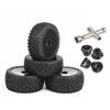 FDSF 4Pcs 85mm Tires Wheel Tyre for 144001 124019 104001 RC Car Upgrade Parts 1/10 1/12 1/14 Scale Off Road Buggy,2 view 3