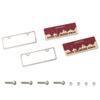 2PCS HIRCQOO Metal RC Car License Plate Decorations Accessories Compatible with Traxxas TRX-4 Tamiya CC01 Axial SCX10 D90 1/10 RC Crawler Car (VIP769) view 2
