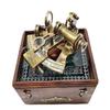 Antique Sextant Maritime Nautical Sextant Telescope Vintage Marine Astrolabe Ship's Instruments Sextant With Wooden Box Vintage Functional BY MUSKAN NAUTICAL STORE view 1