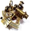 Antique Sextant Maritime Nautical Sextant Telescope Vintage Marine Astrolabe Ship's Instruments Sextant With Wooden Box Vintage Functional BY MUSKAN NAUTICAL STORE view 2
