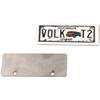 2PCS HIRCQOO Metal RC Car License Plate Decorations Accessories Compatible with Traxxas TRX-4 Tamiya CC01 Axial SCX10 D90 1/10 RC Crawler Car (VOLKT2) view 3