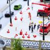 Toddmomy Mini Traffic Cones for Kids 50Pcs Construction Safety Cone Toys Educational Road Sign Playset for Toddlers and Boys Girls view 2