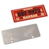 2PCS HIRCQOO Metal RC Car License Plate Decorations Accessories Compatible with Traxxas TRX-4 Tamiya CC01 Axial SCX10 D90 1/10 RC Crawler Car (BBF9923) view 3