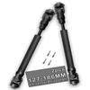 2PCS 127-186MM Universal Drive Shaft RC Upgrades for 1/10 SCX10 SCX10-II D90 Gen7 /Pro Rc 4WD GEN8 RC Crawler,RC Upgrade Parts Hop-Ups,Steel Full Metal Drive Shaft,Black (127-186 MM,2PCS) view 1