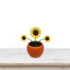 Solar Powered Dancing Flower,Solar Powered Dancing Flower | Flower Solar Powered Swinging Toys, Solar Dancing Flower for Car Dashboard Decoration Germplasm view 1