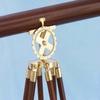 Brass Pirates Spyglass Telescope With Wooden Tripod Stand Engraved Navy Brass Victorian Marine Maritime Brass Nautical Antique Working Telescope BY MUSKAN NAUTICAL STORE view 4