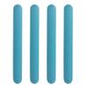 LUOZZY 4 Pcs Silicone Slap Bracelets Solid Color Slap Bracelets for DIY Slap Bracelets Party Gifts(Light Blue) view 1