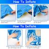 13th Birthday Balloons for Boys, 40 Inch Blue Foil Number 10 Balloons with Confetti Latex Helium Balloons, Blue Birthday Party Balloons Numbers 1 and 3 for Men Girls 13th 31st Anniversary Decorations view 3