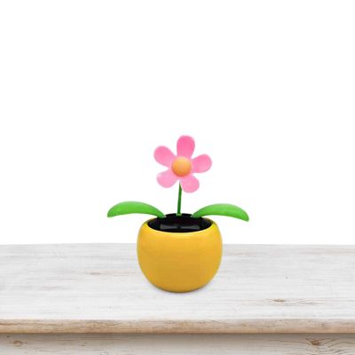 Solar Dancing Flowers - Solar Dancing Toy - Flower Solar Powered Swinging Toys, Solar Powered Dancing Toy Shaking Head Car Ornaments for Desk Decoration Germplasm