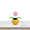 Solar Dancing Flowers - Solar Dancing Toy - Flower Solar Powered Swinging Toys, Solar Powered Dancing Toy Shaking Head Car Ornaments for Desk Decoration Germplasm view 1