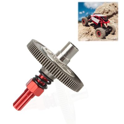 91T Slipper Gear Set Differential, Big Rock Differential Slipper Sleeve Slipper Sleeve for 1/10 Arrma Senton/Granite RC Cars(Red)