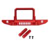RC Front Bumper, Aluminum Alloy RC Car Front Bumper with LED Light Hole Fits for Axial 1/6 for SCX6 Car(Red) view 1