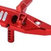 RC Front Bumper, Aluminum Alloy RC Car Front Bumper with LED Light Hole Fits for Axial 1/6 for SCX6 Car(Red) view 2