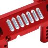 RC Front Bumper, Aluminum Alloy RC Car Front Bumper with LED Light Hole Fits for Axial 1/6 for SCX6 Car(Red) view 4