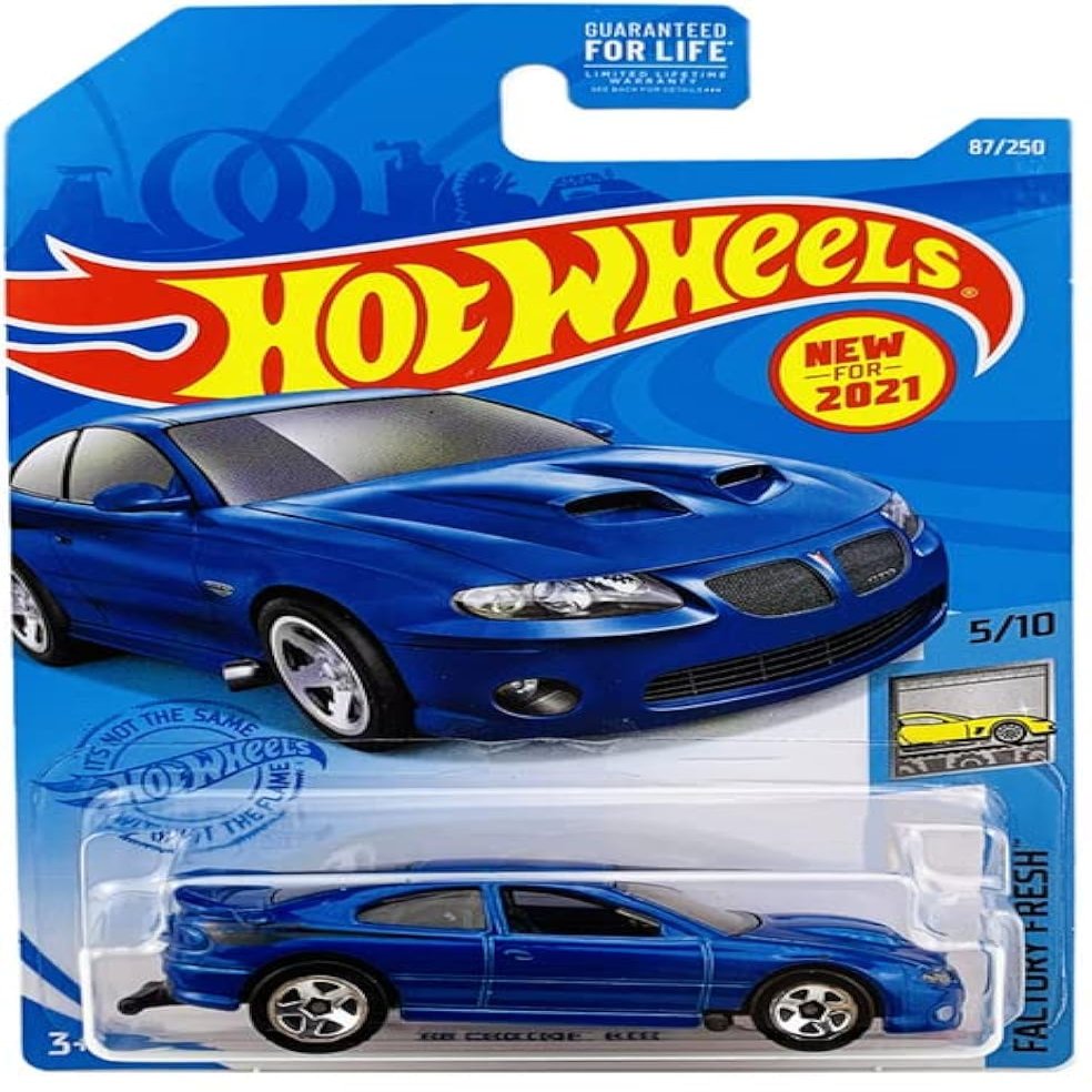 DieCast Hot Wheels '06 Pontiac GTO, Factory Fresh 5/10 [Blue] 87/250
