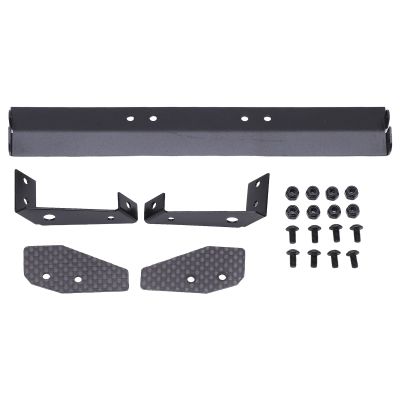 RC Rear Spoiler Wing, Aluminum Alloy RC Car Rear Wing Mounting Set for 1/10 RC Spoiler