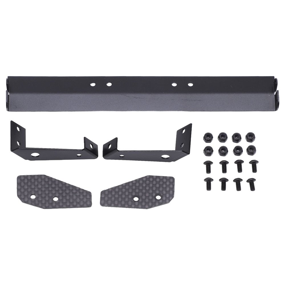 RC Rear Spoiler Wing, Aluminum Alloy RC Car Rear Wing Mounting Set for 1/10 RC Spoiler