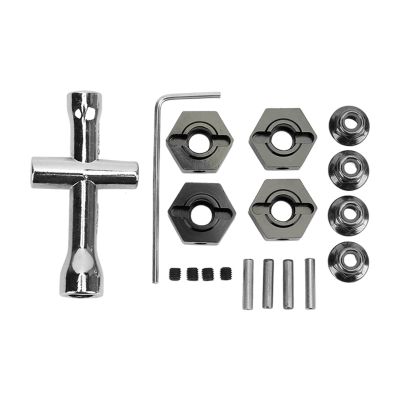 VGEBY RC Hex Hub, 14mm Wheels Extension, Aluminum Alloy Upgrade, Wheel Adapter for 1/10 Scale RC Cars and Custom Upgrades