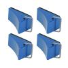 RC Wheel Chocks, 4PCS RC Model Car Tire Wheel Chocks Aluminum Alloy Wheel Chock for Redcat Gen8 for Axial SCX10(Blue) view 2