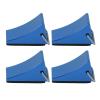 RC Wheel Chocks, 4PCS RC Model Car Tire Wheel Chocks Aluminum Alloy Wheel Chock for Redcat Gen8 for Axial SCX10(Blue) view 3