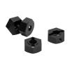 Rc Wheel Hex Hub, 14Mm Aluminum Alloy Rc Wheel Hex Adapter Replacement for Arrma Senton 1/10 Rc Car(Black) Car Model Accessory view 2