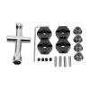 Rc Wheel Hex Hub, 14Mm Aluminum Alloy Rc Wheel Hex Adapter Replacement for Arrma Senton 1/10 Rc Car(Black) Car Model Accessory view 4