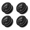 RC Vehicle Wheels Rims, Aluminum Alloy 2.9in 12 Hole 4 Pcs Drift Tires Hub for 1/6 AXAIL SCX6 RC Car Truck() view 2