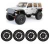 RC Vehicle Wheels Rims, Aluminum Alloy 2.9in 12 Hole 4 Pcs Drift Tires Hub for 1/6 AXAIL SCX6 RC Car Truck() view 3