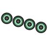 RC Vehicle Wheels Rims, Aluminum Alloy 2.9in 12 Hole 4 Pcs Drift Tires Hub for 1/6 AXAIL SCX6 RC Car Truck(Green) view 2