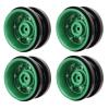 RC Vehicle Wheels Rims, Aluminum Alloy 2.9in 12 Hole 4 Pcs Drift Tires Hub for 1/6 AXAIL SCX6 RC Car Truck(Green) view 4