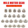 3pcs M0.6 3.175mm 13T 15T 17T 18T 20T 22T 24T 28T 30T 33T Aluminum Alloy Metal Pinion Motor Gear for 1/10 Rc Model (26T-28T-30T) view 2