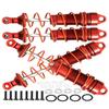 ARRCat Aluminum Big Bore Shocks Upgrades Parts for 1/8 Kraton Outcast Notorious 6S BLX,4PCS Front Rear Full Metal Dampers Hops Up Absorbers,Replace ARA330621 ARA330622 (Red) view 1